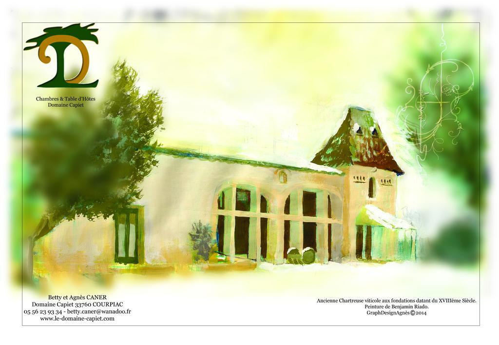Domaine Capiet Bed & Breakfast Courpiac Luaran gambar