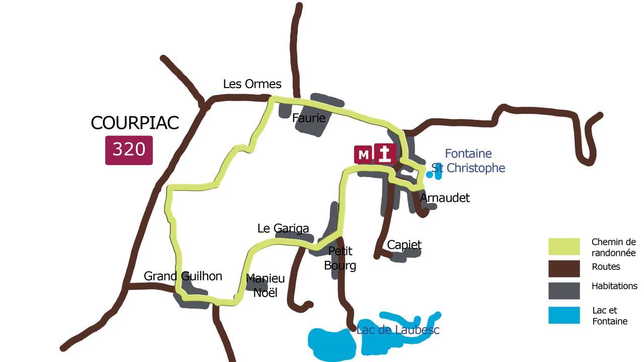 Domaine Capiet Bed & Breakfast Courpiac Luaran gambar